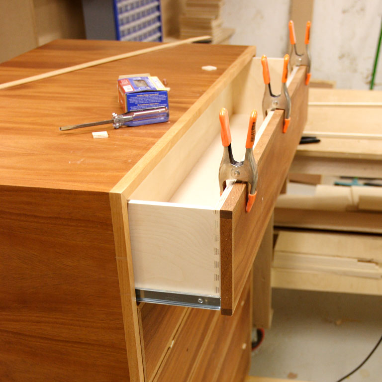 Woodshop Dresser Drawer Fronts